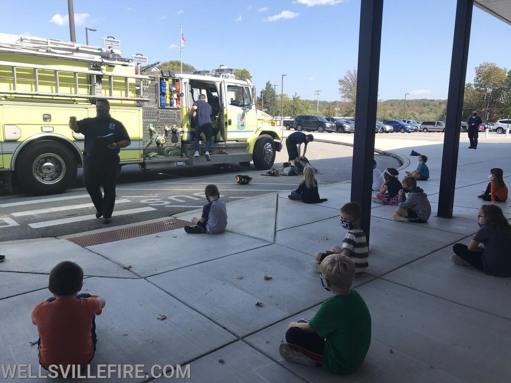 Fire Prevention Day 2020 at Wellsville Elementary School